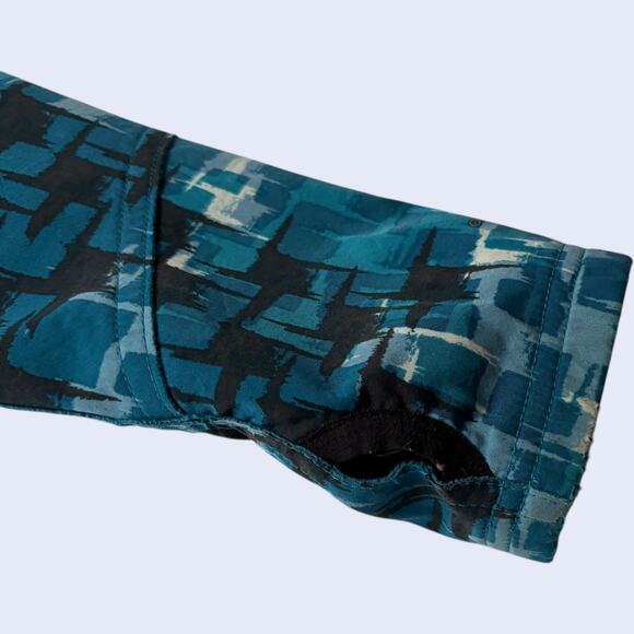 Columbia M Titanium Jacket Turquoise Digital Camo Hooded Athletic Outdoor - Picture 8 of 8